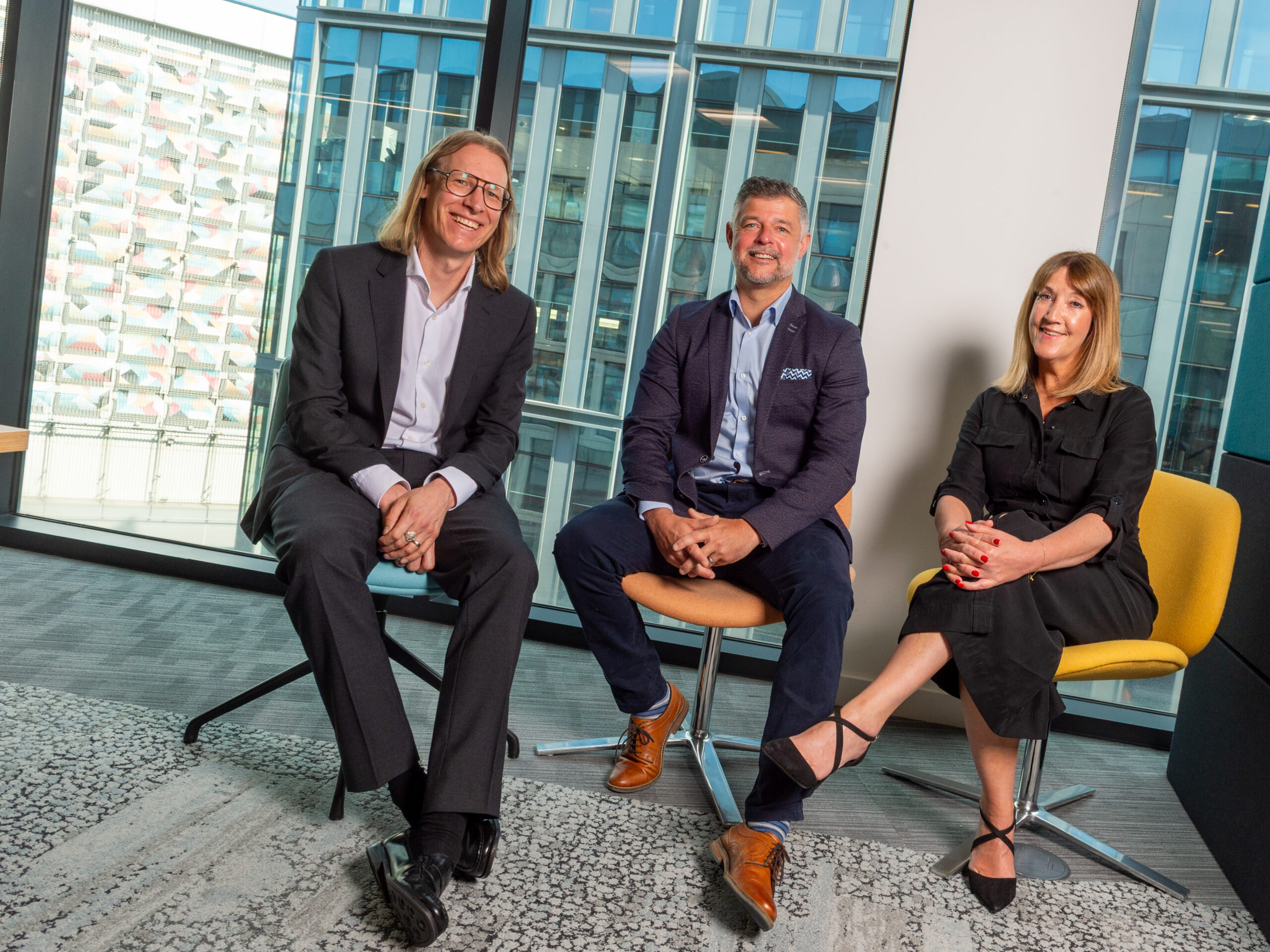 Lee Weston, James Enos and Emma Graham (left to right)