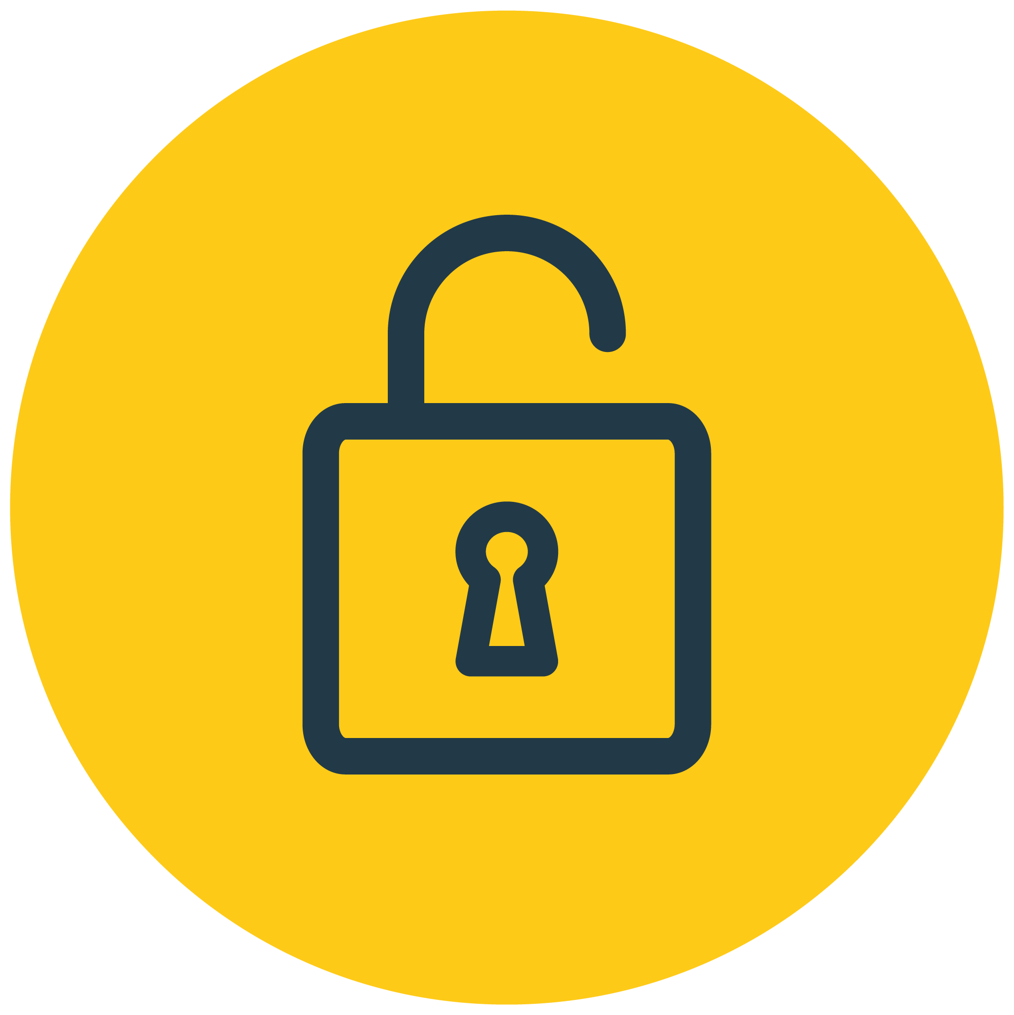 Hodge_Open Padlock [Gold] icon