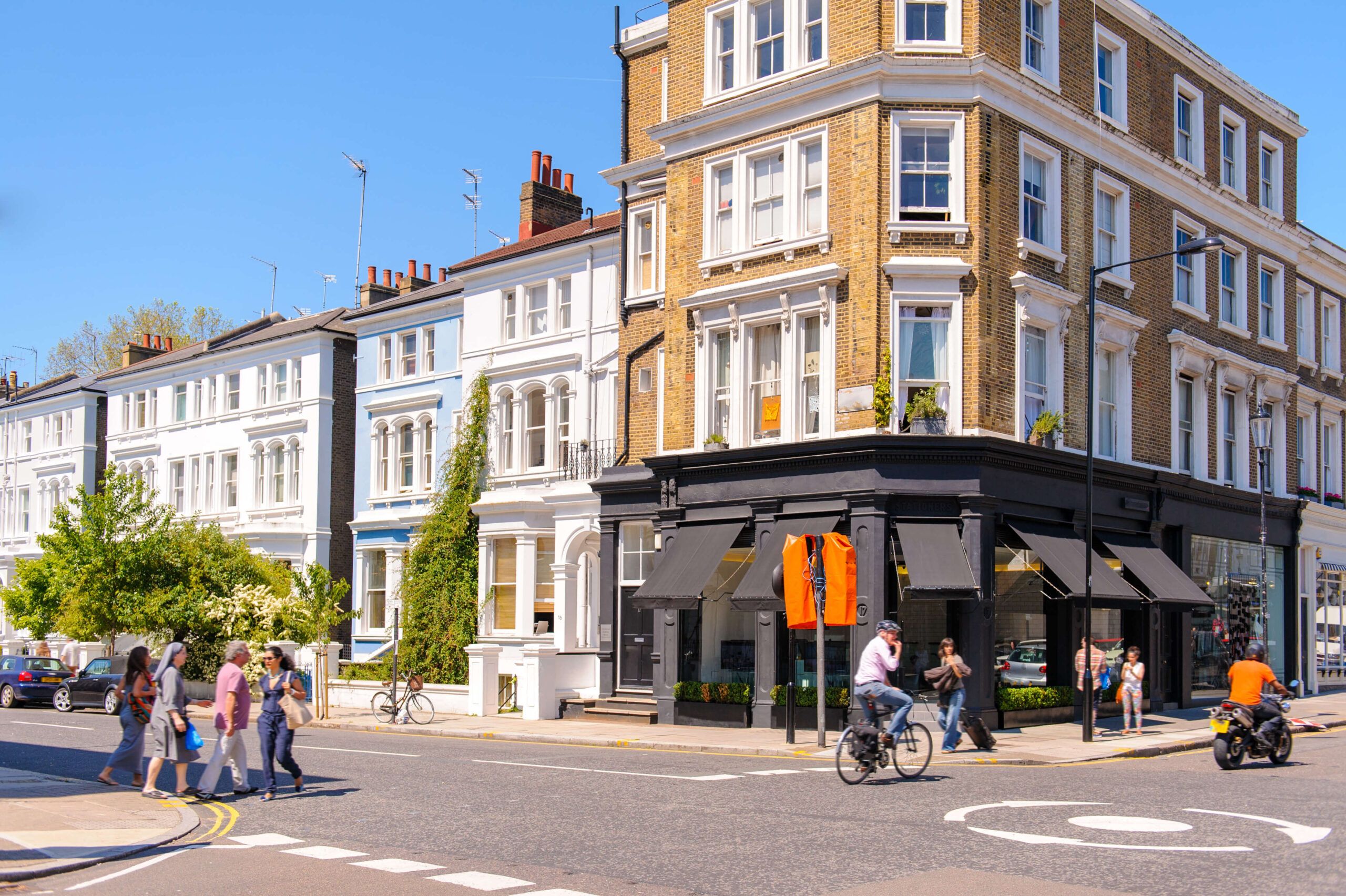 Row of UK shops