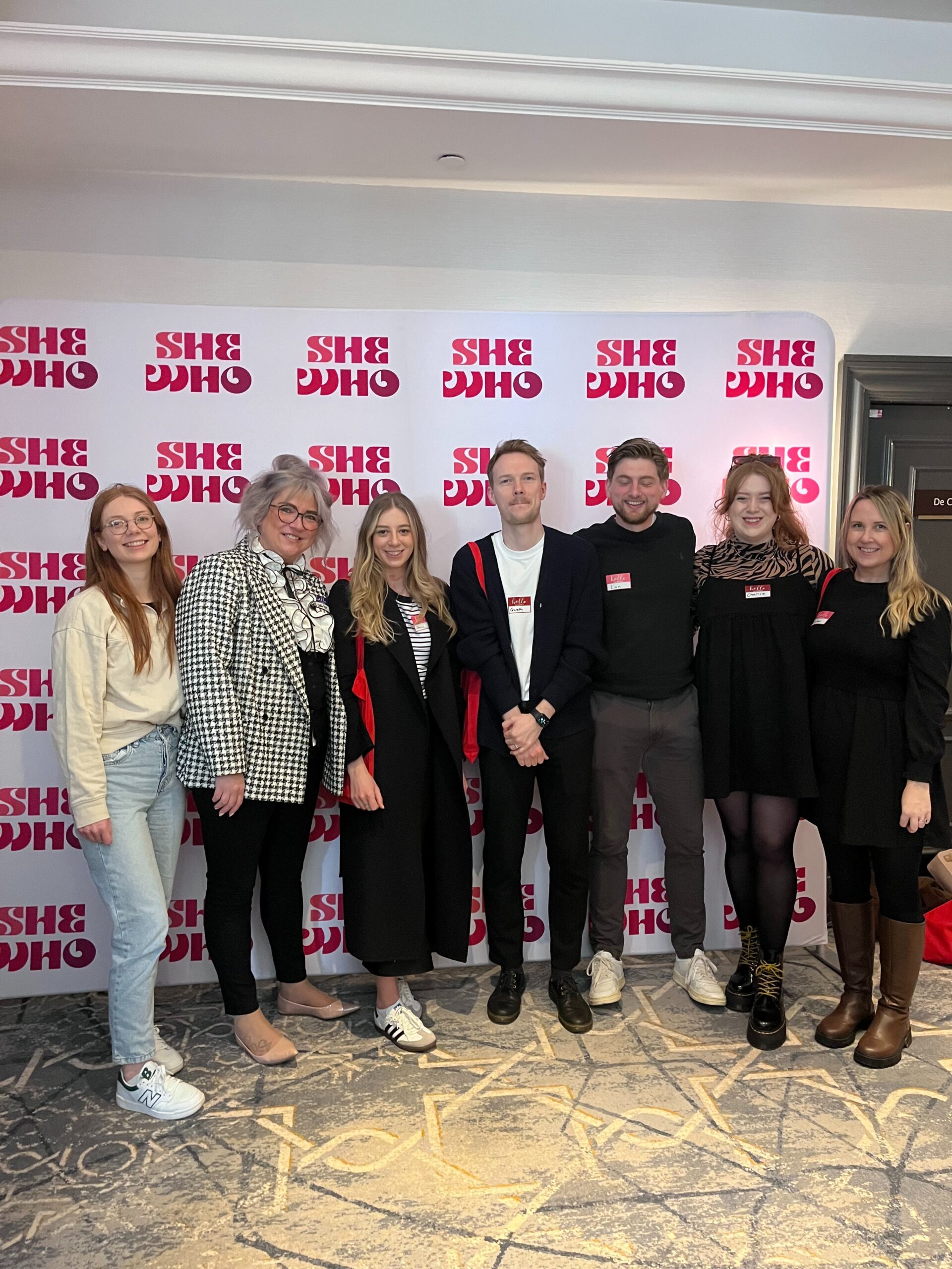 A group of Hodge employees at the She Who event 2025
